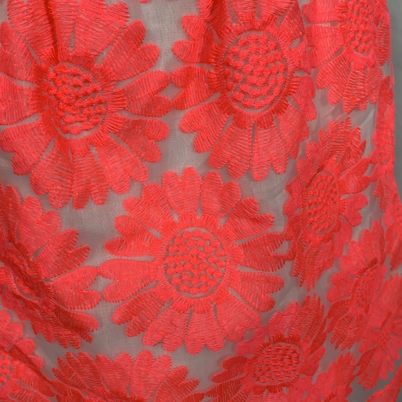 Blue Rain bright floral embroidered lined skirt - Picture 5 of 9